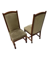 Art Deco Side Chairs by Willem Penaat, Oak & Macassar Ebony, 1917